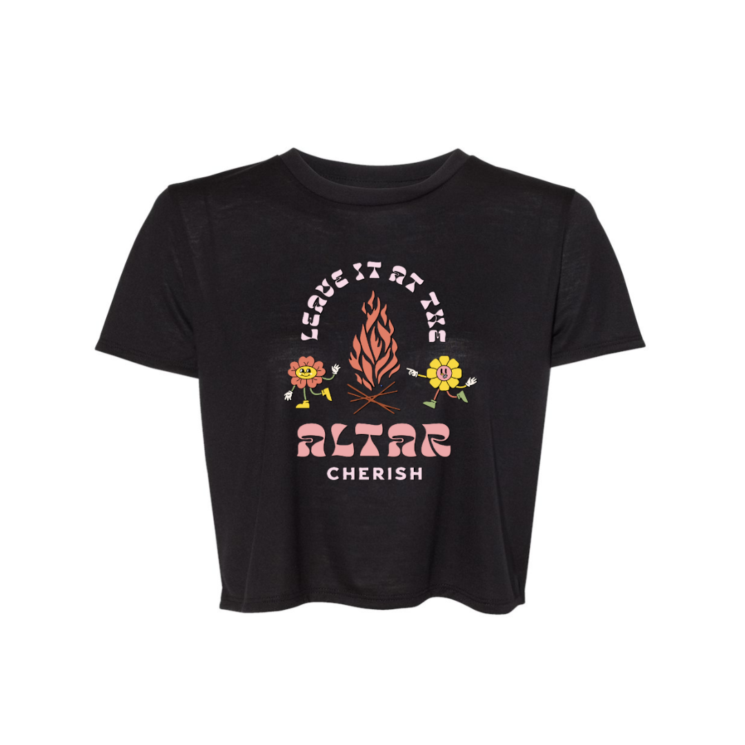 Leave it at the Altar Crop Tee