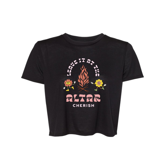 Leave it at the Altar Crop Tee