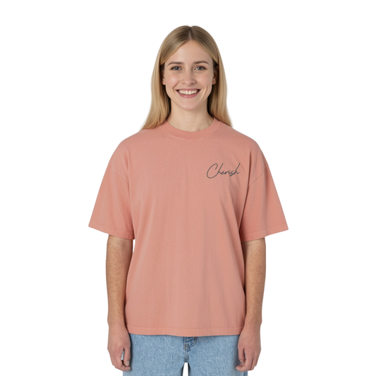 Leave it at the Altar Coral Tee