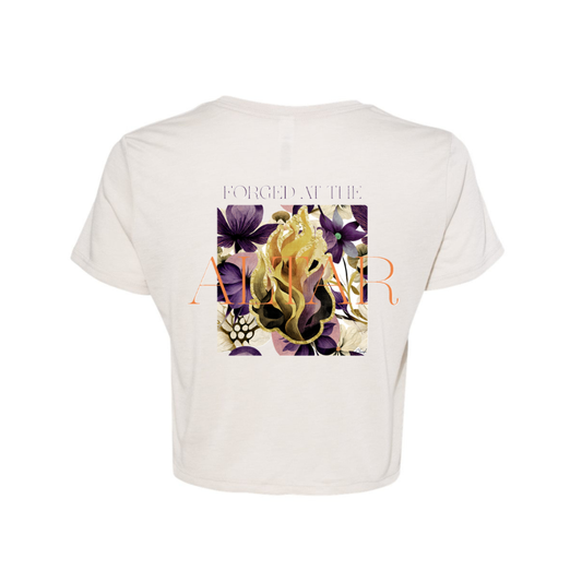 Forged at the Altar Crop Tee